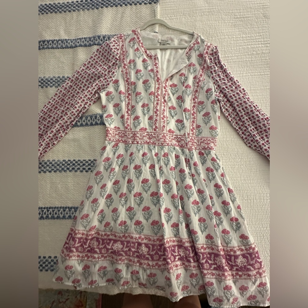 Haute Hippie Floral Print Flowy Midi Dress Size Medium